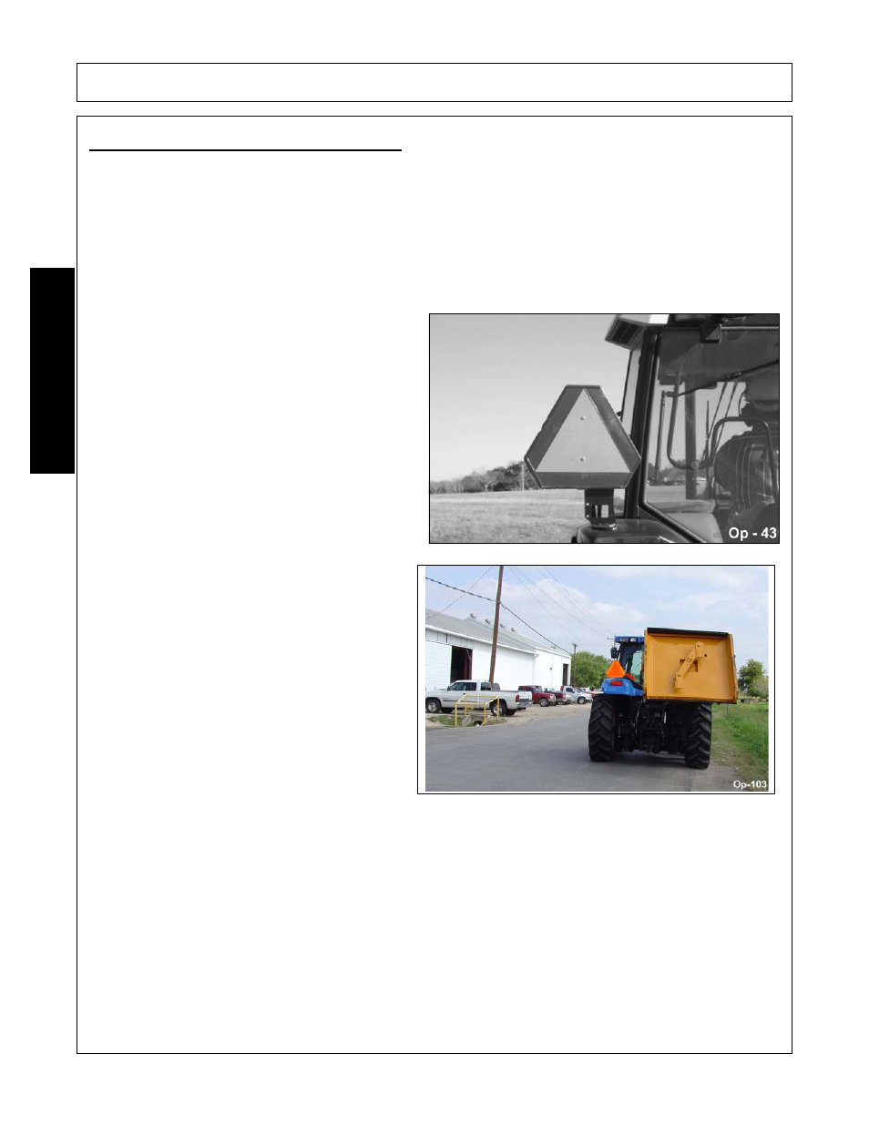 1 transporting on public roadways, Transporting on public roadways -48, Operation | Opera t ion | Alamo Versa Series User Manual | Page 160 / 186