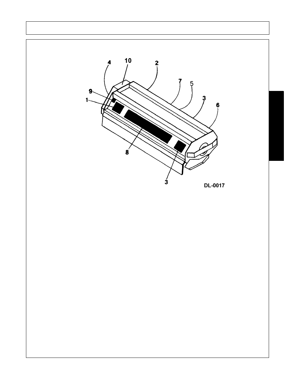 002369 1 danger flail multi hazard, 00756007 1 warning use/repair shields/guards, 02967668 1 danger cutting blades/thrown objects | 00758194 1 warning pinch point (v-belt/pulley, 02965141 1 danger boom flails, 000108 1 instruc flail operating inst, 03200432 1 important genuine parts, flail, 00757139 1 logo alamo (4-1/2 x 16-1/2), Nfs 1 ser plt flail mower serial plate, 000678 2 instruc grease fitting inside | Alamo Versa Series User Manual | Page 27 / 186