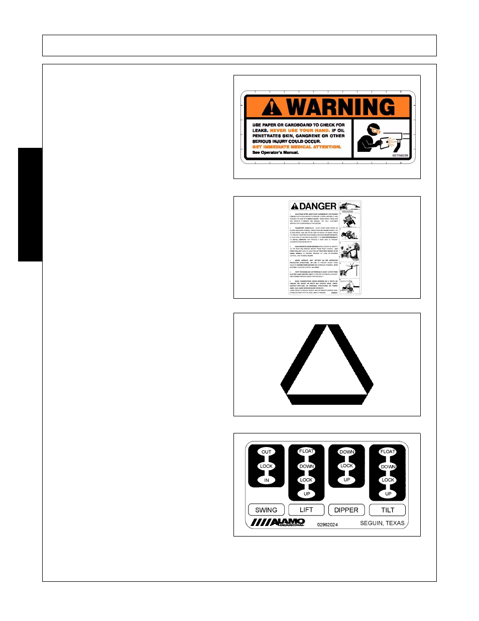 Safety | Alamo Versa Series User Manual | Page 34 / 186