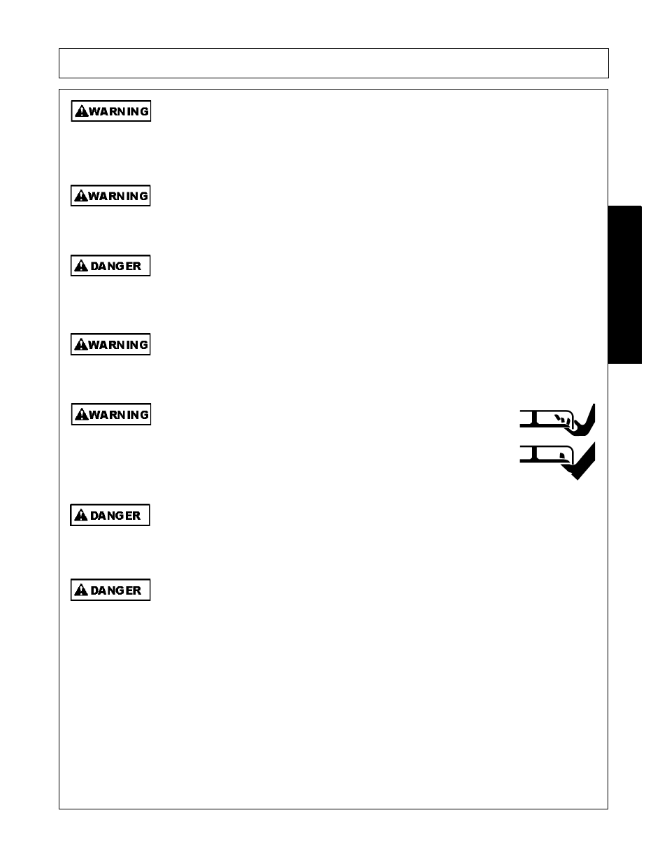 Safety | Alamo Flex-Wing Mechanical Level Lift Rotary Cutter/Shredder EAGLE 10/15 User Manual | Page 11 / 180