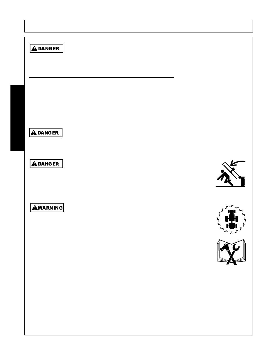 Pre-operation inspection and service, Pre-operation inspection and service -18, Operation | Opera t ion | Alamo Flex-Wing Mechanical Level Lift Rotary Cutter/Shredder EAGLE 10/15 User Manual | Page 112 / 180