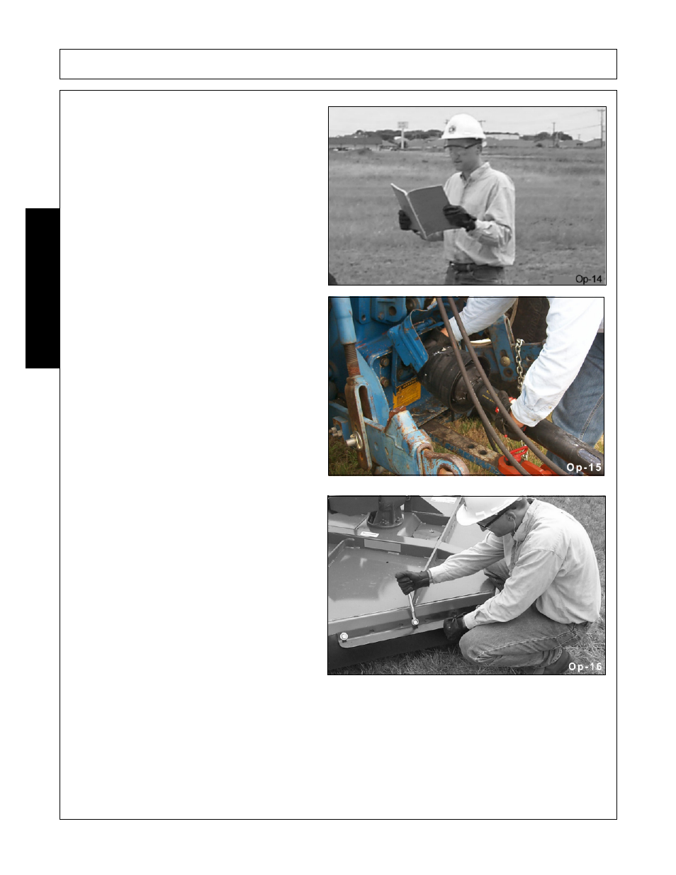 Operation, Opera t ion | Alamo Flex-Wing Mechanical Level Lift Rotary Cutter/Shredder EAGLE 10/15 User Manual | Page 114 / 180
