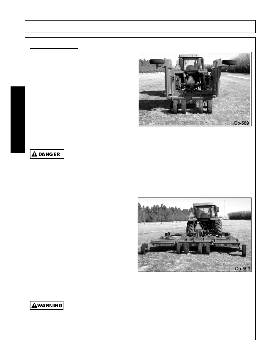 Operation, Opera t ion | Alamo Flex-Wing Mechanical Level Lift Rotary Cutter/Shredder EAGLE 10/15 User Manual | Page 124 / 180