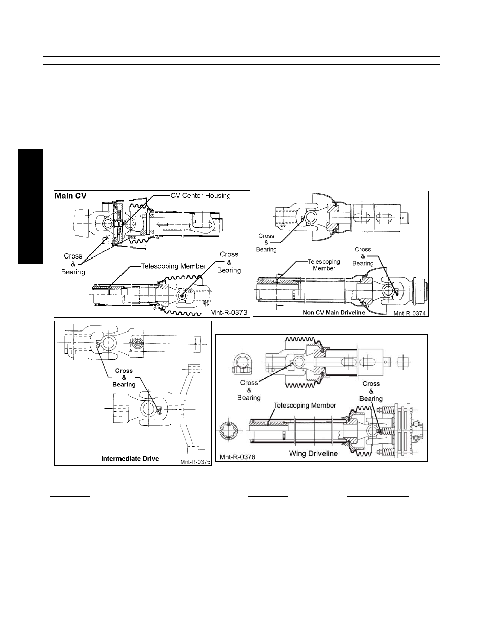 Drivelines, Drivelines -6, Maintenance | Alamo Flex-Wing Mechanical Level Lift Rotary Cutter/Shredder EAGLE 10/15 User Manual | Page 150 / 180