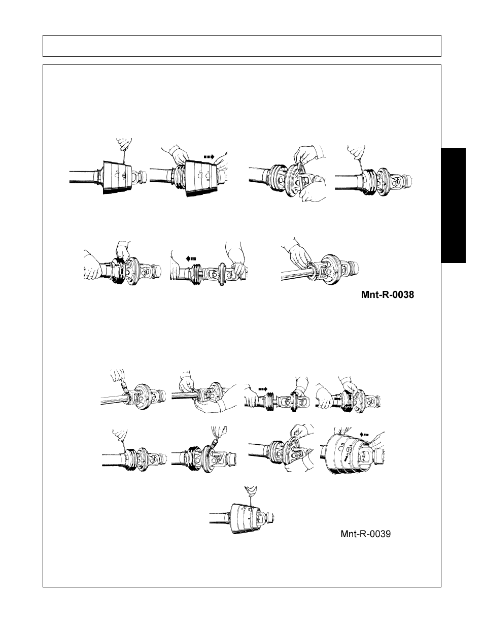 Main cv driveline safety shield, Main cv driveline safety shield -7, Maintenance | Alamo Flex-Wing Mechanical Level Lift Rotary Cutter/Shredder EAGLE 10/15 User Manual | Page 151 / 180