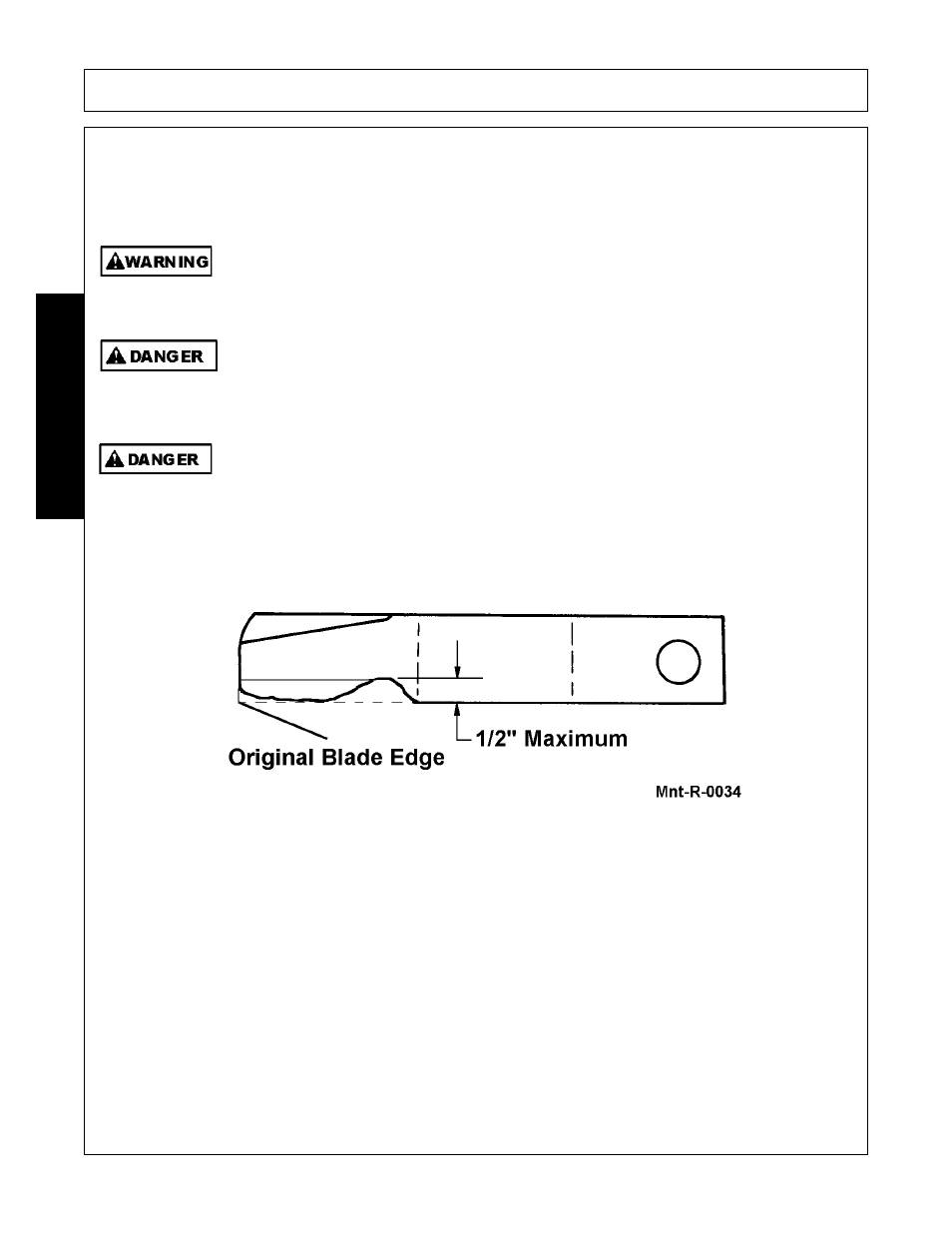 Blade servicing, Blade servicing -14, Maintenance | Alamo Flex-Wing Mechanical Level Lift Rotary Cutter/Shredder EAGLE 10/15 User Manual | Page 158 / 180
