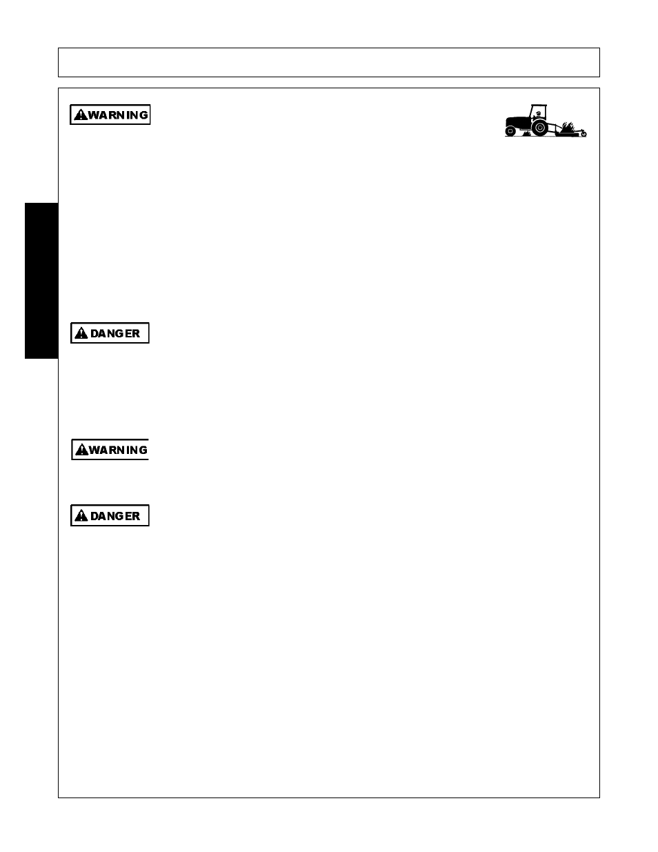 Safety | Alamo Flex-Wing Mechanical Level Lift Rotary Cutter/Shredder EAGLE 10/15 User Manual | Page 16 / 180