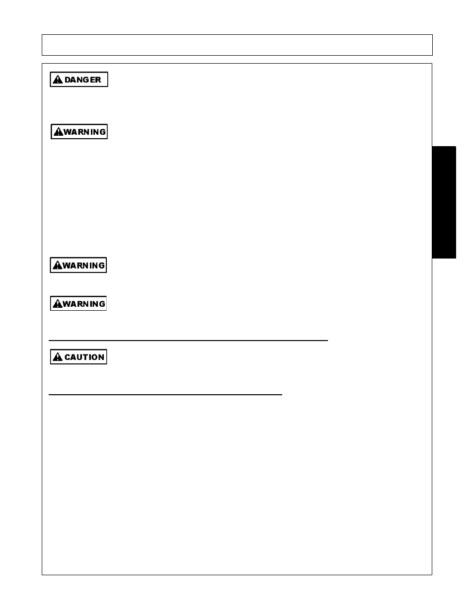 Concluding safety instructions and practices, Safety | Alamo Flex-Wing Mechanical Level Lift Rotary Cutter/Shredder EAGLE 10/15 User Manual | Page 23 / 180