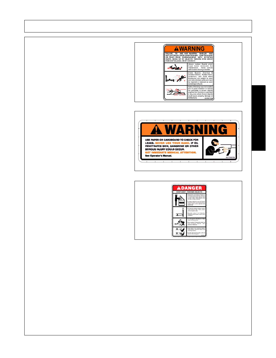 Safety | Alamo Flex-Wing Mechanical Level Lift Rotary Cutter/Shredder EAGLE 10/15 User Manual | Page 27 / 180