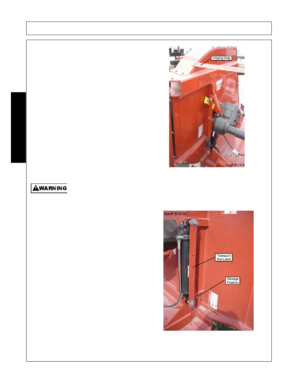 Assembly, Assembl y | Alamo Flex-Wing Mechanical Level Lift Rotary Cutter/Shredder EAGLE 10/15 User Manual | Page 88 / 180
