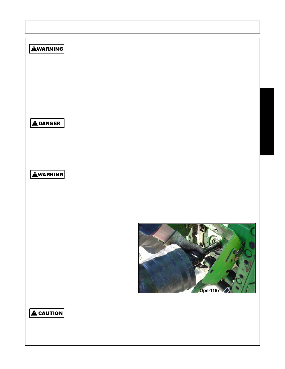 Connecting driveline, Driveline attachment, Connecting driveline -5 driveline attachment -5 | Assembly, Assembl y | Alamo Flex-Wing Mechanical Level Lift Rotary Cutter/Shredder EAGLE 10/15 User Manual | Page 89 / 180