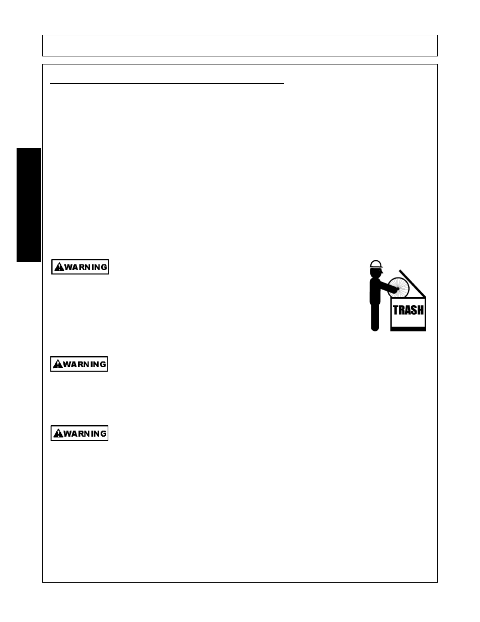 1 foreign debris hazards/overhead obstructions, Foreign debris hazards/overhead obstructions -42, Operation | Opera t ion | Alamo Axtreme 02983328C User Manual | Page 136 / 172