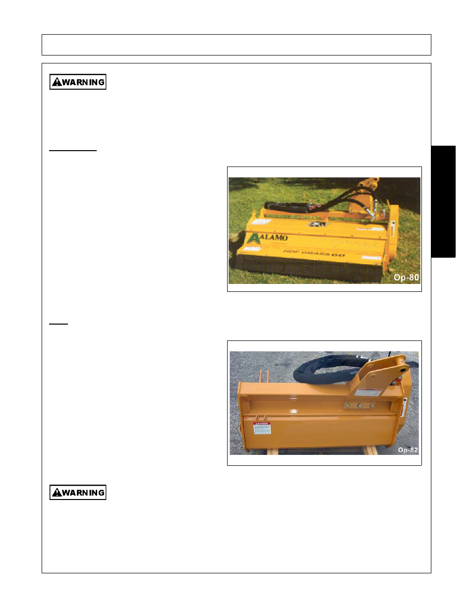 Operation, Opera t ion | Alamo Axtreme 02983328C User Manual | Page 139 / 172