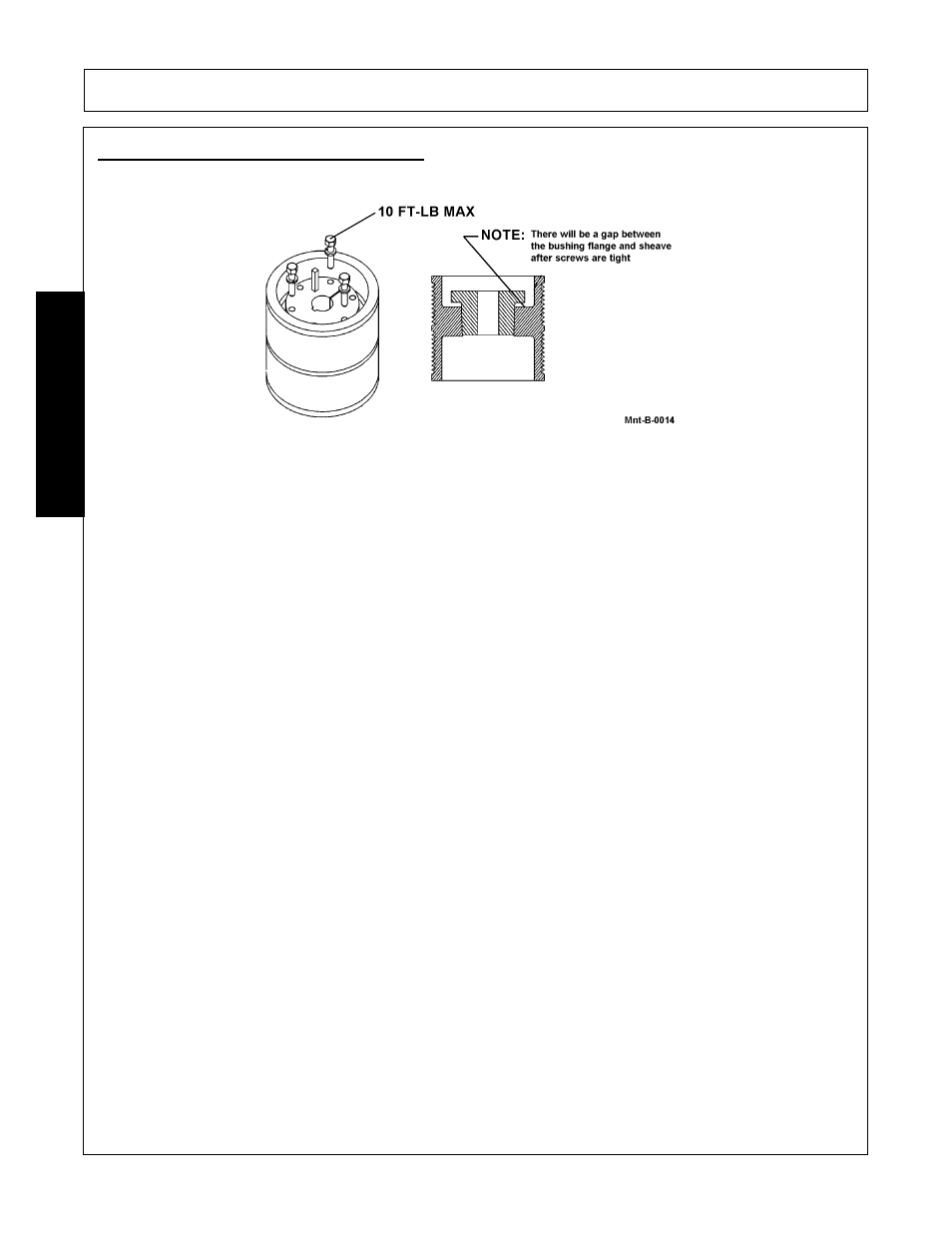 Taper bushing & sheave installation, Maintenance | Alamo Axtreme 02983328C User Manual | Page 166 / 172