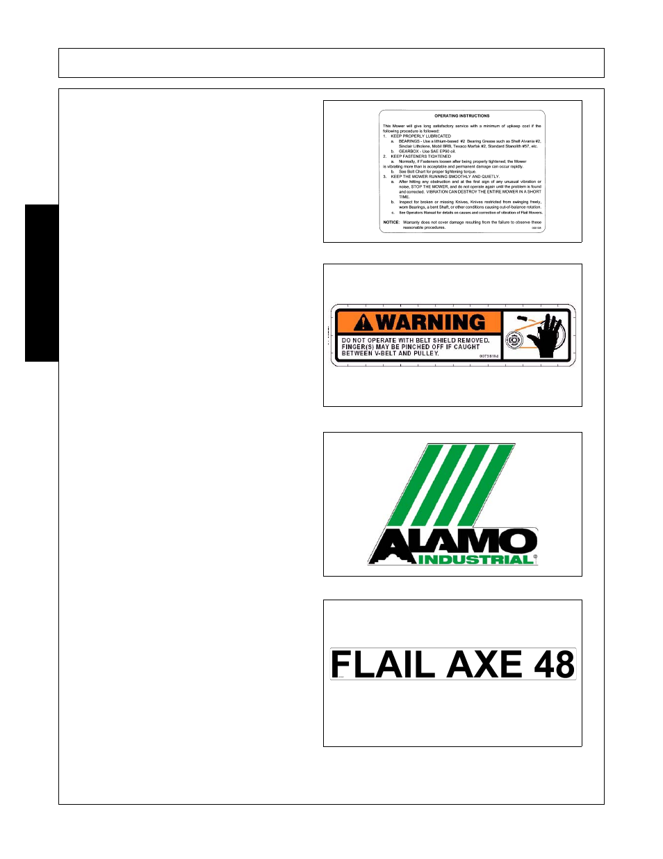 Safety | Alamo Axtreme 02983328C User Manual | Page 38 / 172