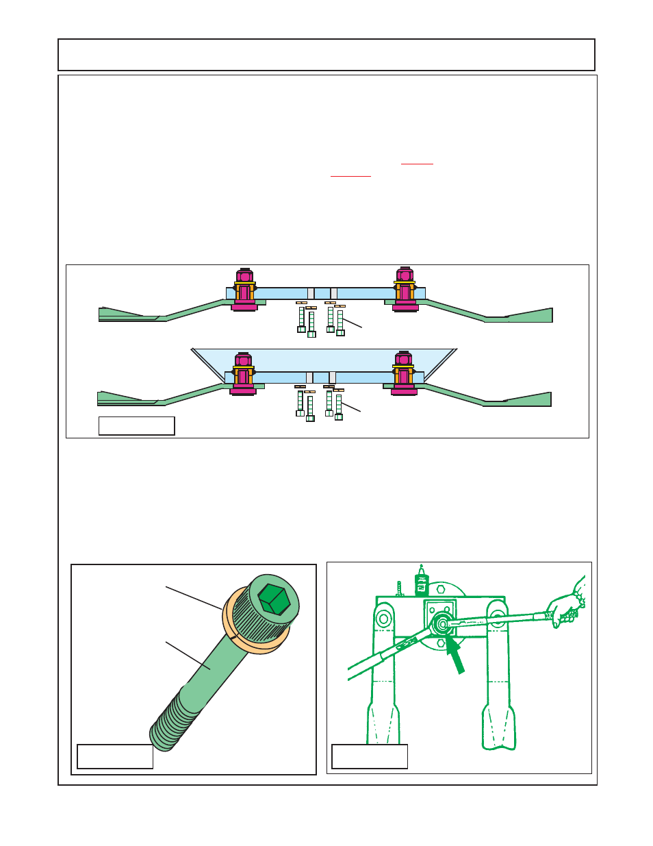 Blade & blade carrier service & repair, Blade & blade carriers service & repair, Figure 3 figure 2 | Figure 1, Pan carrier bar carrier | Alamo HYDRO 15 User Manual | Page 134 / 148