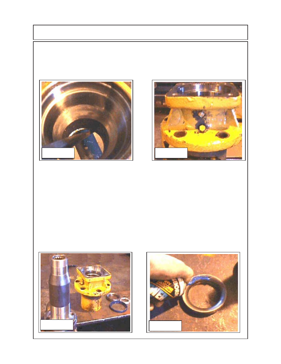 Spindle assembly - service & repair, Spindle housing inspection, Spindle housing assembly | Alamo HYDRO 15 User Manual | Page 69 / 148