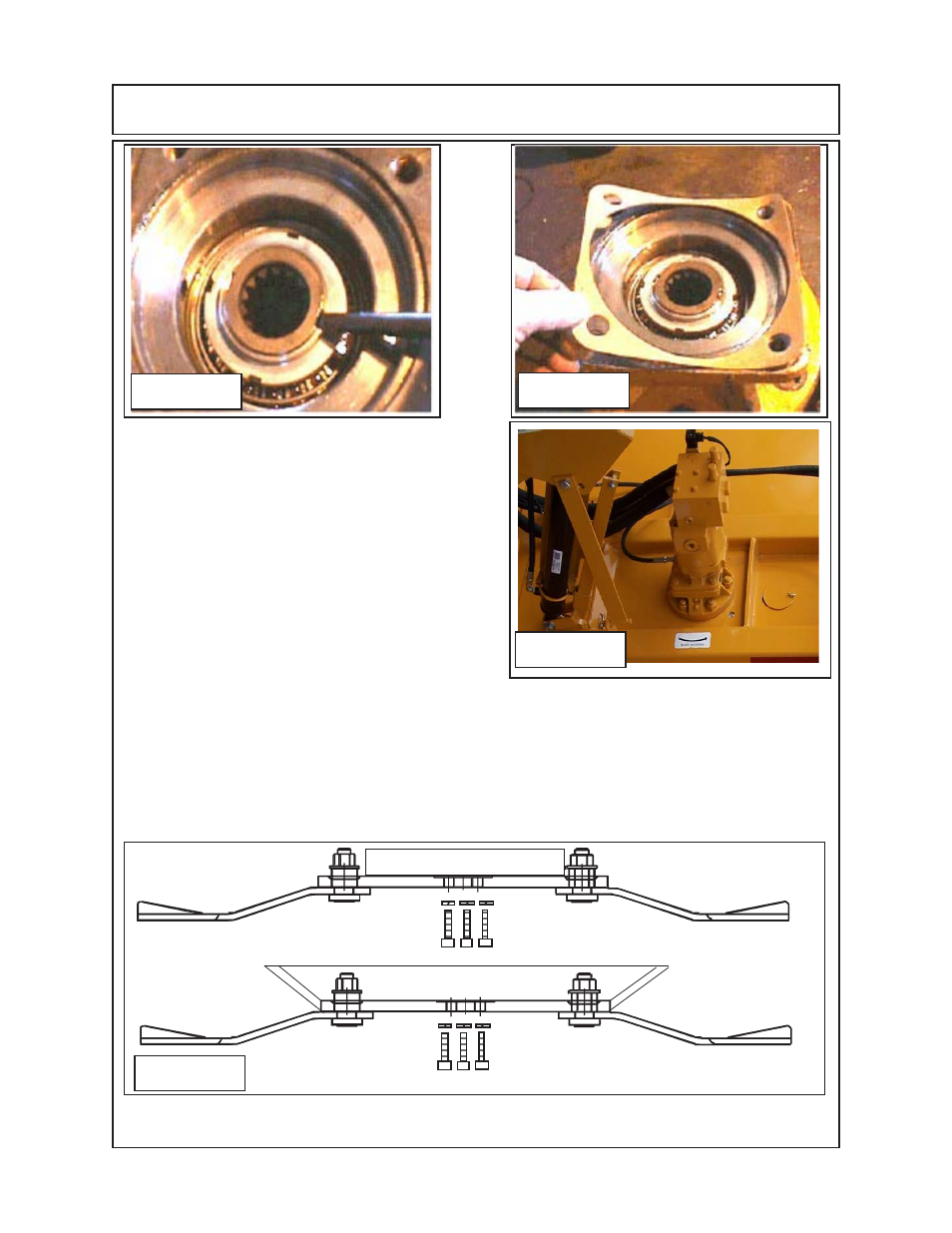 Spindle assembly - service & repair, Figure 30 figure 31, Blade carriers | Figure 32, Pan carrier, Bar carrier, Figure 33 | Alamo HYDRO 15 User Manual | Page 73 / 148