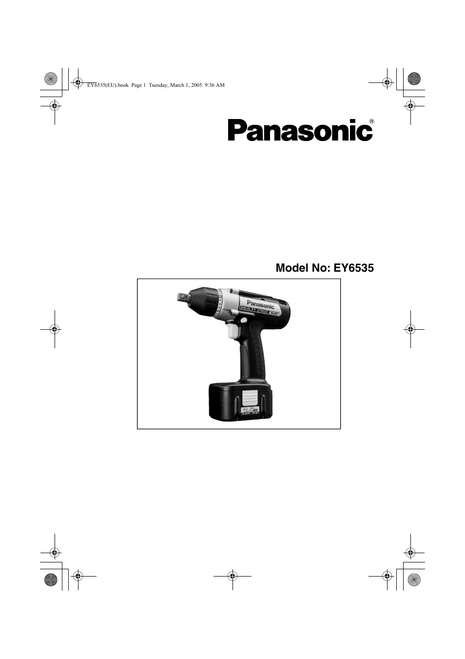 Panasonic EY6535GQW User Manual | 88 pages