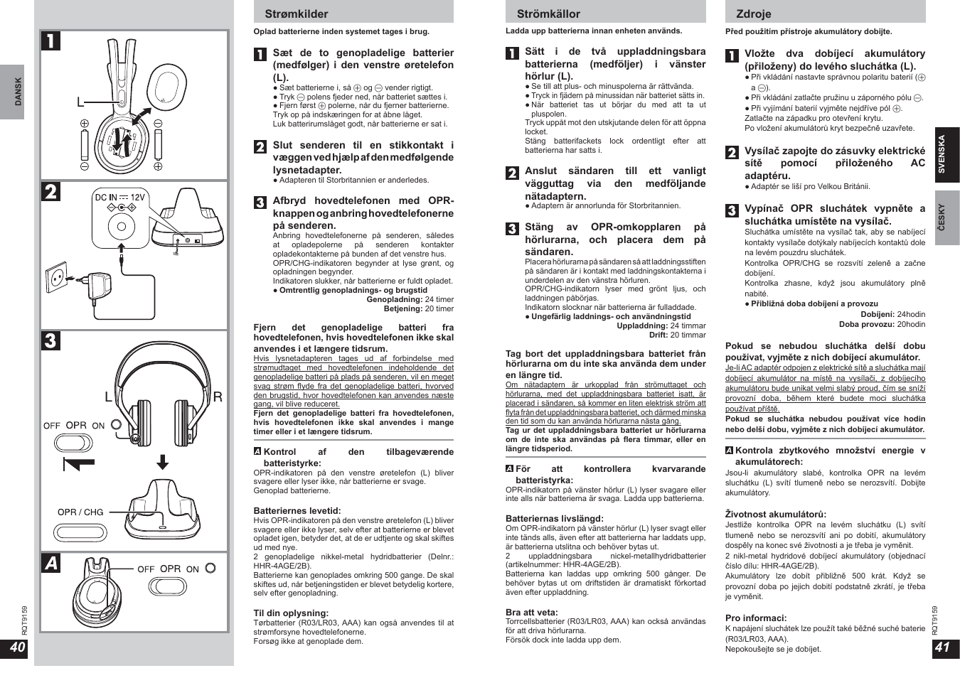 Panasonic RPWF850 User Manual | Page 21 / 45