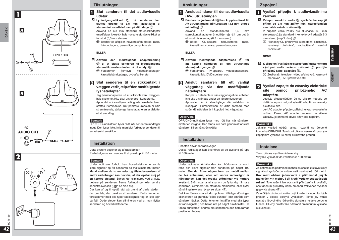 Panasonic RPWF850 User Manual | Page 22 / 45