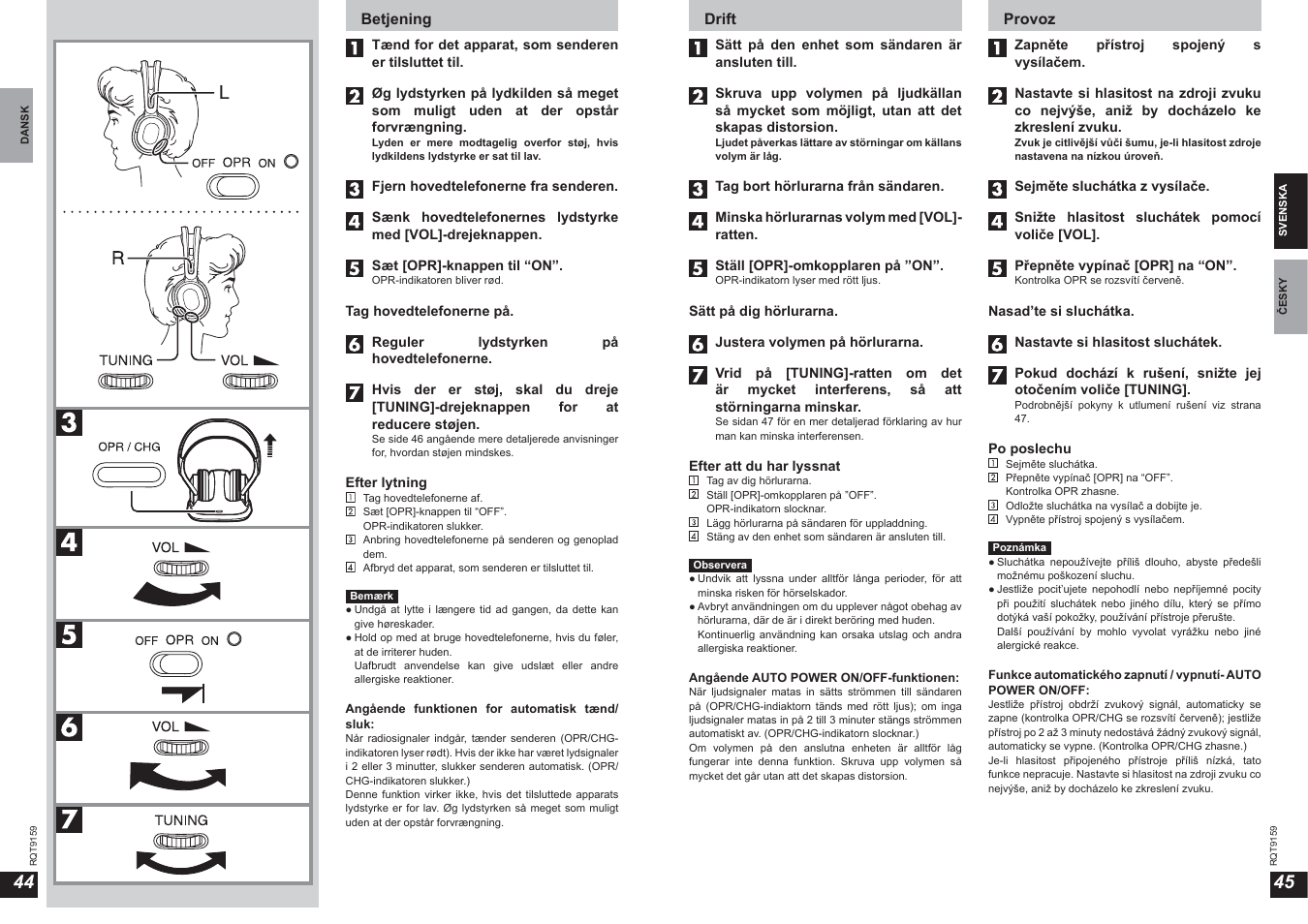 Panasonic RPWF850 User Manual | Page 23 / 45