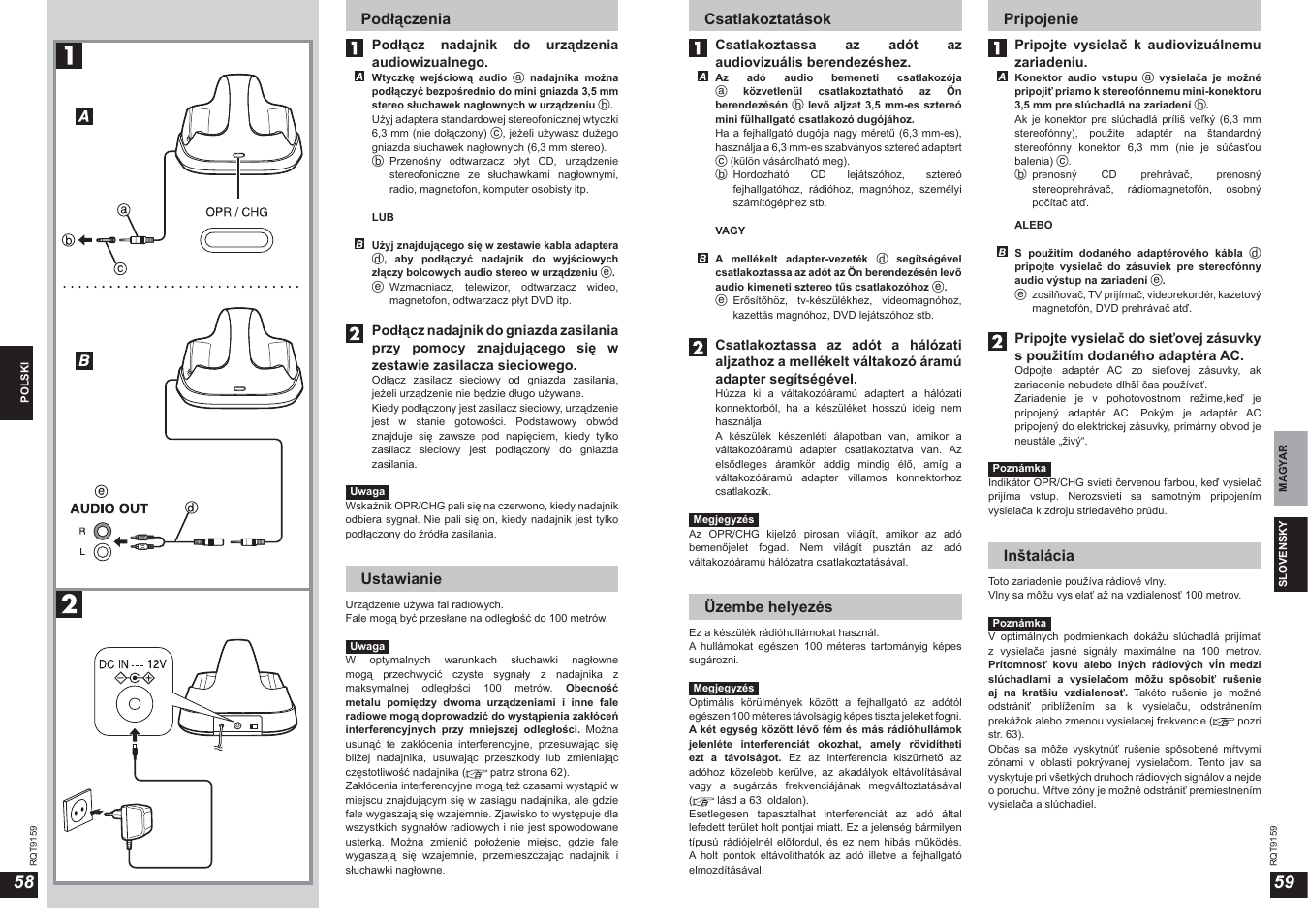 Panasonic RPWF850 User Manual | Page 30 / 45