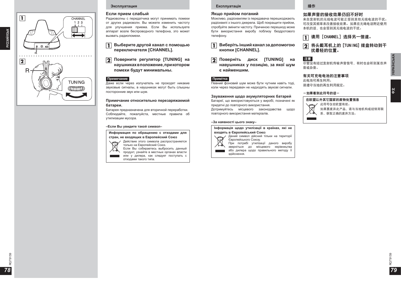 Panasonic RPWF850 User Manual | Page 40 / 45