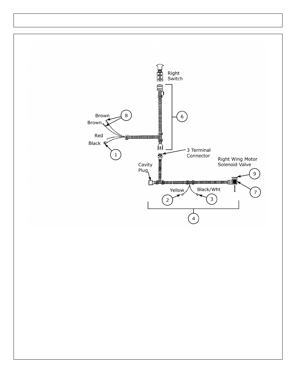 Wire harness - rh wing - first or only | Alamo 803213P User Manual | Page 115 / 120