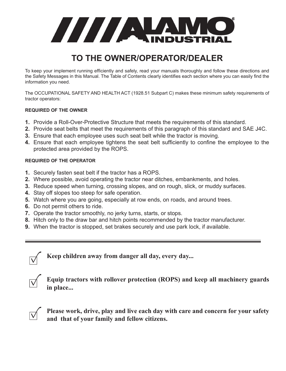 Alamo 803213P User Manual | Page 117 / 120