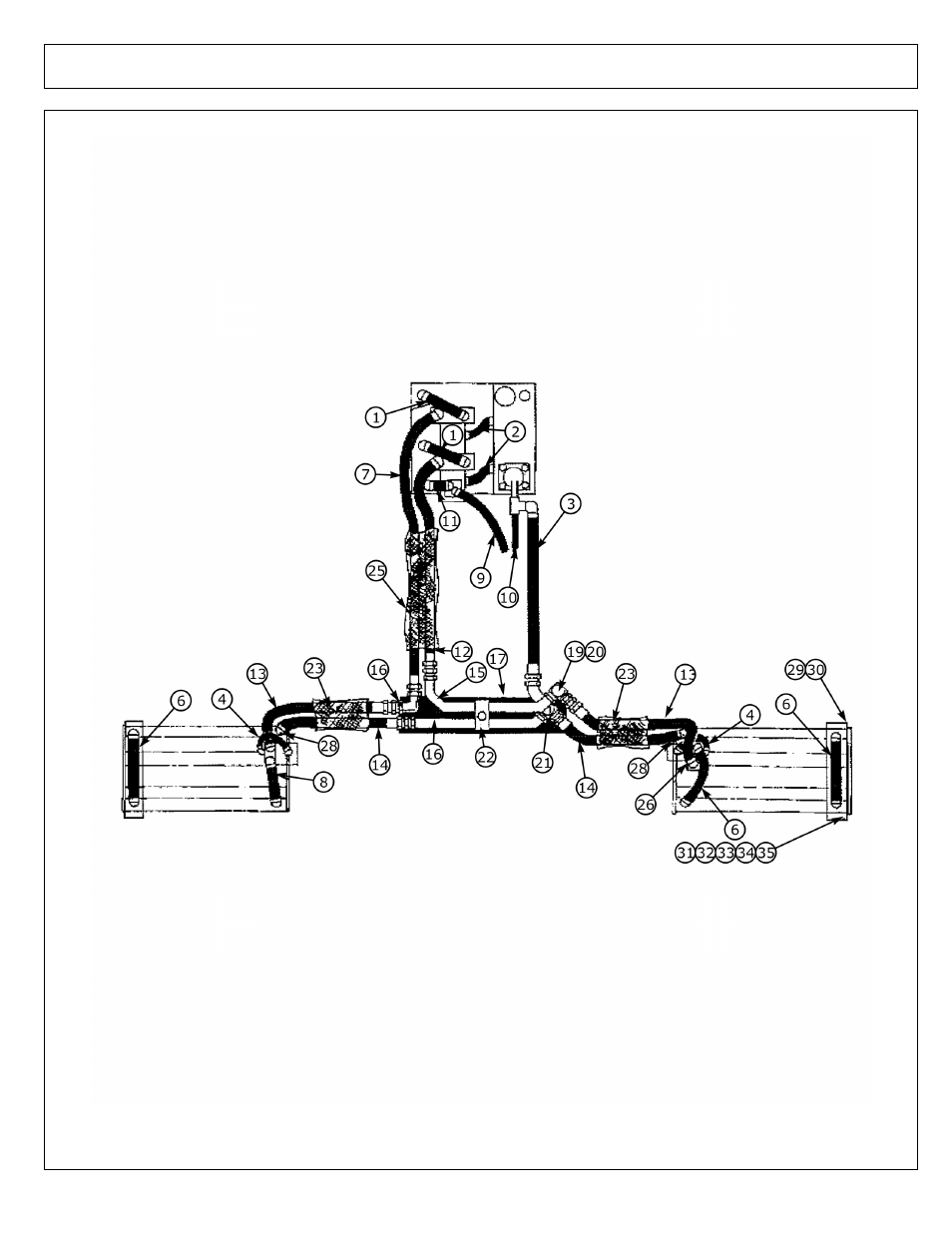 Hyd schematic w/ parts - dual wing | Alamo 803213P User Manual | Page 36 / 120