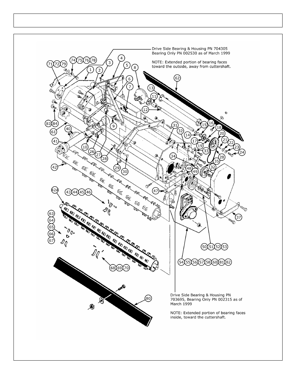 Mower asy - rear 88 (part 3) | Alamo 803213P User Manual | Page 78 / 120