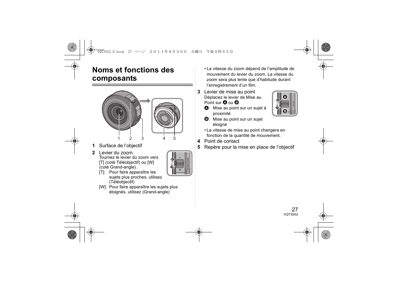 Noms et fonctions des composants | Panasonic HPS14042E User Manual | Page 27 / 72