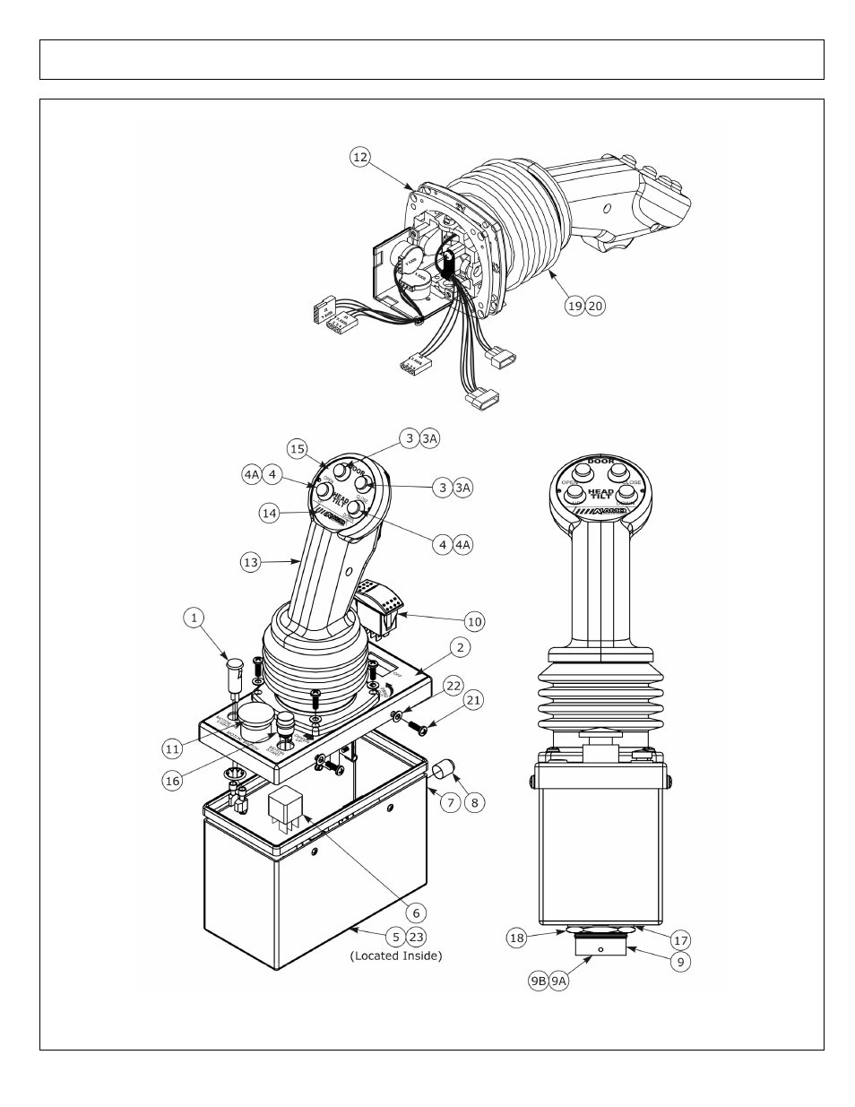 Joystick console asy | Alamo 4837 User Manual | Page 174 / 231