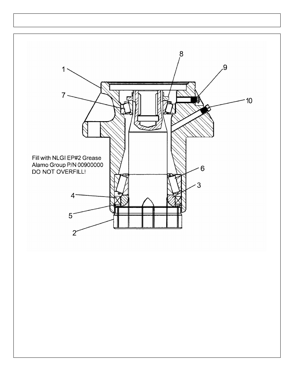 60 in - sq head spindle asy | Alamo 4837 User Manual | Page 48 / 231
