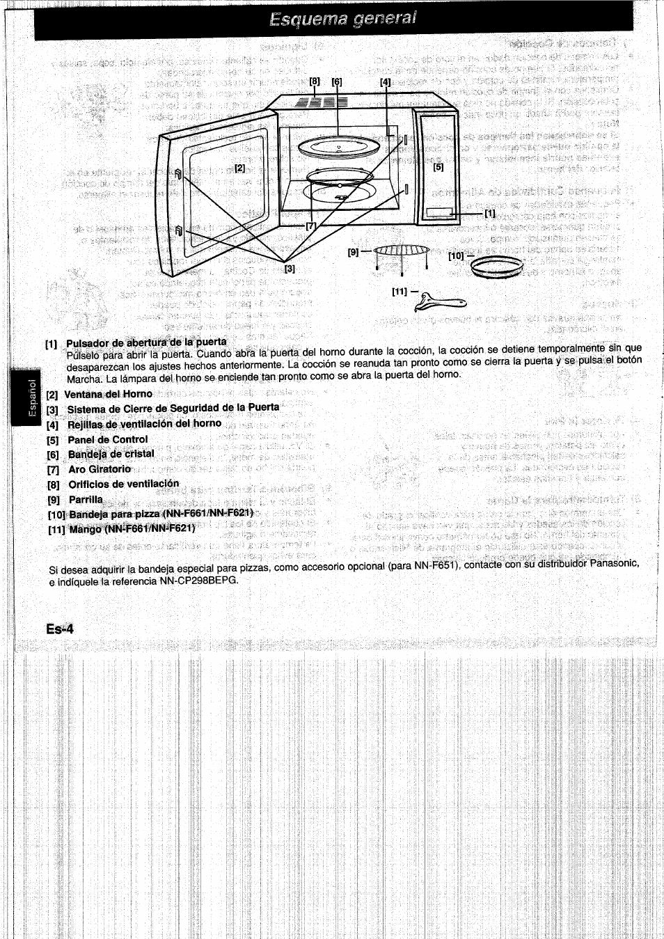 Esquema general | Panasonic NNF661WB User Manual | Page 88 / 150