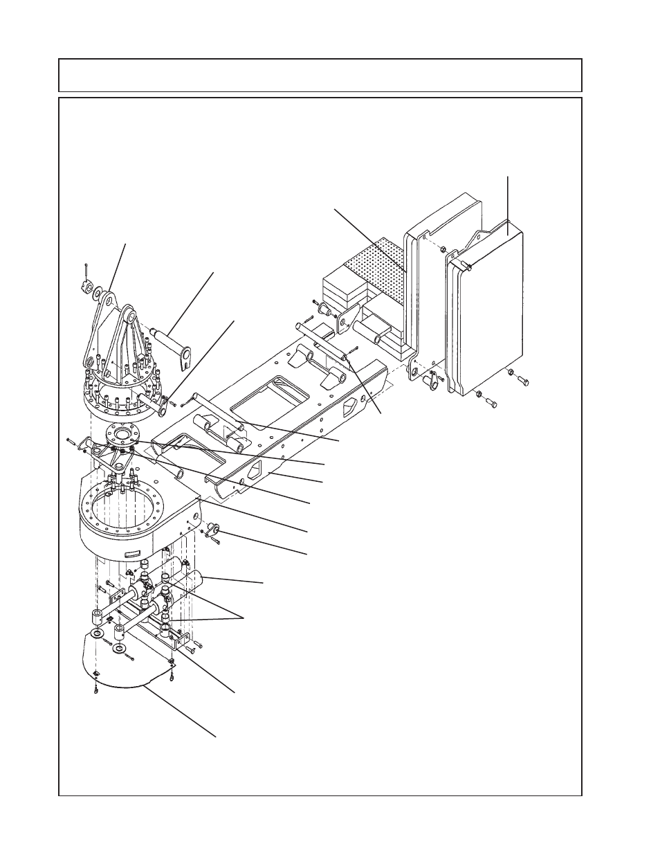 Mounting component id - under mnt frame asy 24’/30 | Alamo TS-100A User Manual | Page 134 / 154