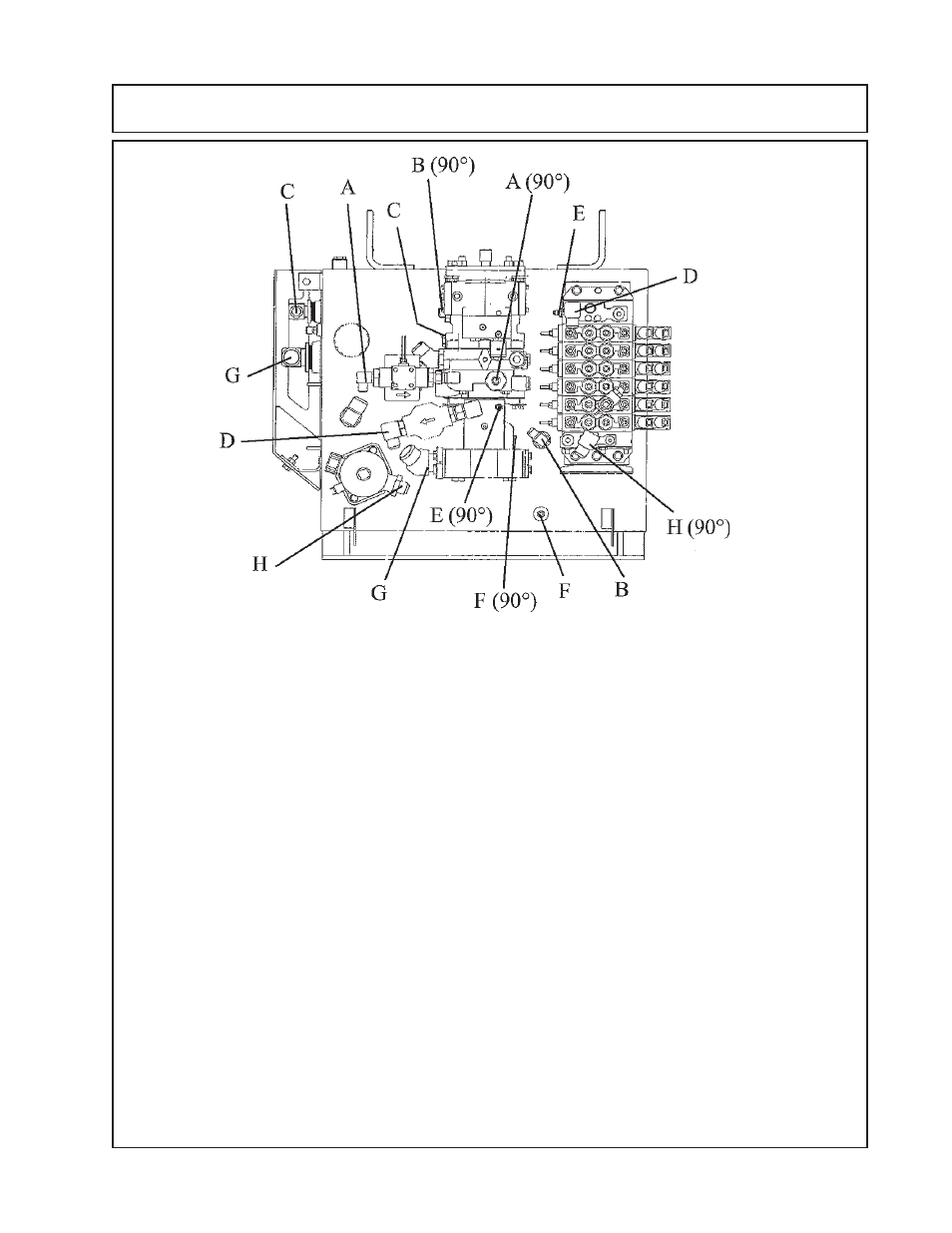 Mounting component id - motor & boom pump hose | Alamo TS-100A User Manual | Page 139 / 154