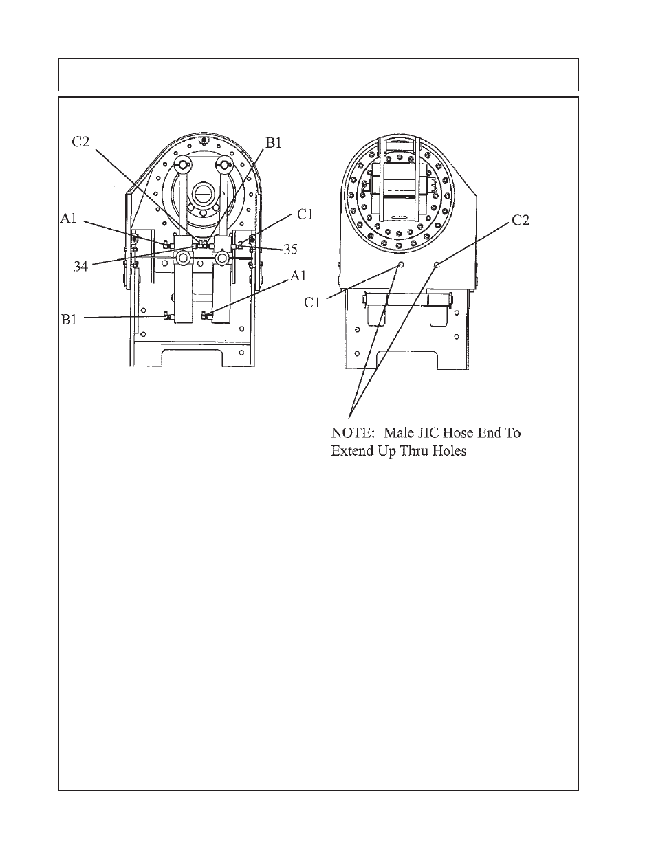 Mounting component id - swing cyl. hose (24’/30’) | Alamo TS-100A User Manual | Page 140 / 154