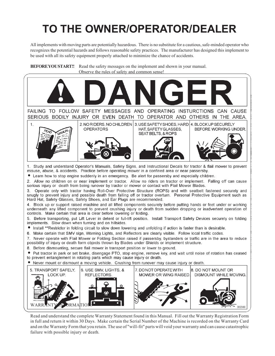 Alamo TS-100A User Manual | Page 3 / 154