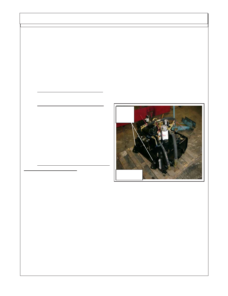Hydraulic tank & control valve installation, Hydraulic tank and control valve installation, Install hydraulic tank to front of tractor | Alamo TS-100A User Manual | Page 34 / 154