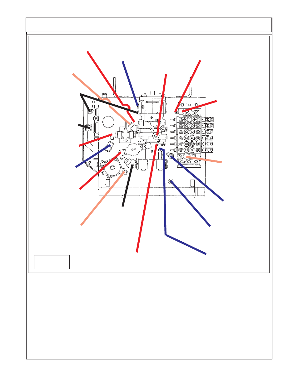 Hydraulic tank hose routing, Figure 2 | Alamo TS-100A User Manual | Page 35 / 154