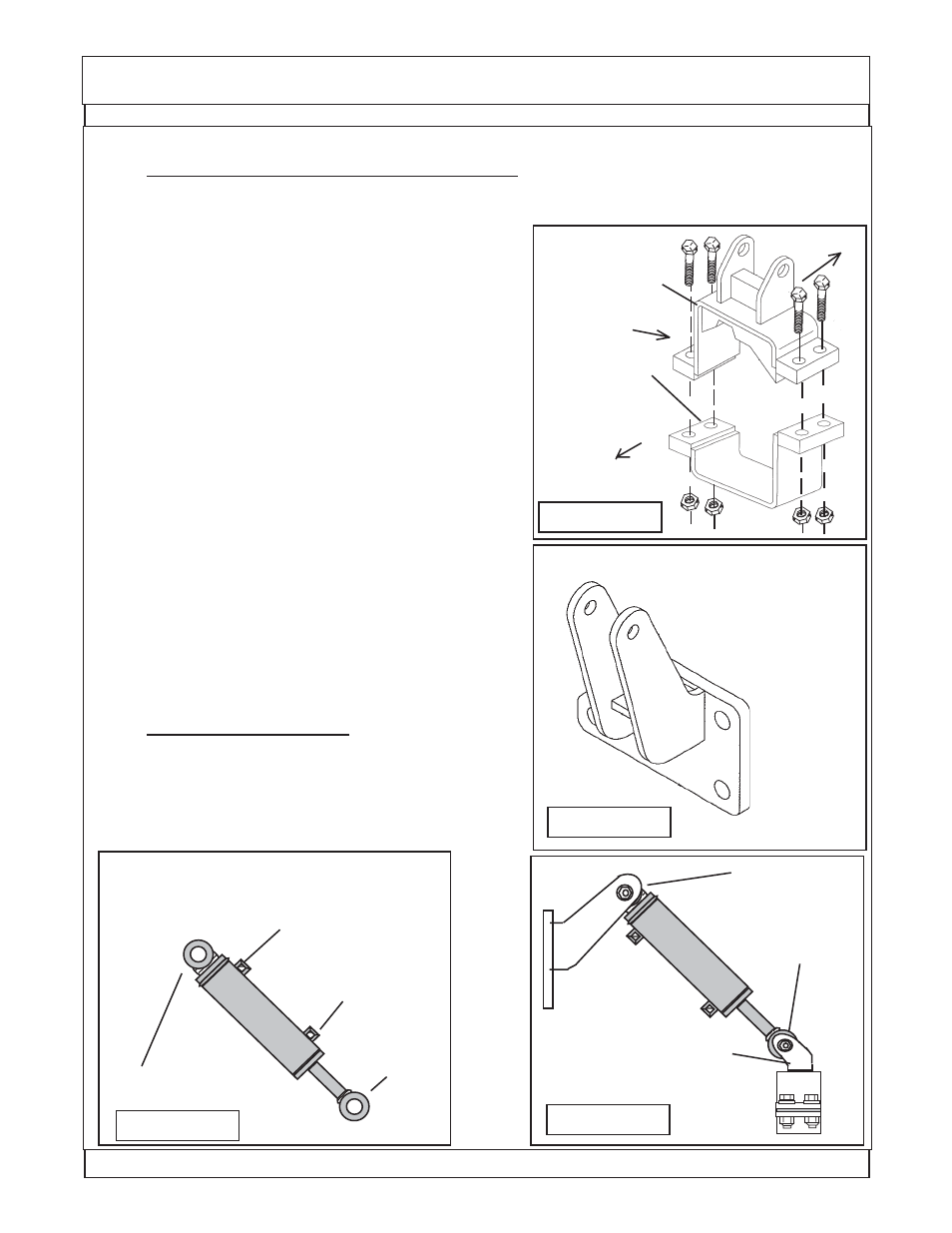 Figure 42 figure 43, Front axle stabilizer kit installation, Figure 41 | Figure 44 | Alamo TS-100A User Manual | Page 55 / 154