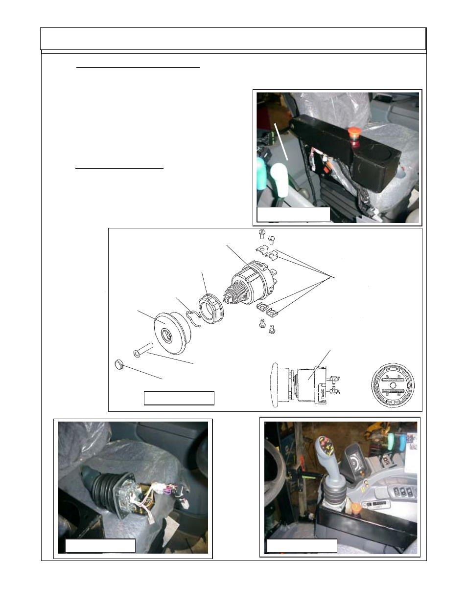 Joystick / electrical mounting | Alamo TS-100A User Manual | Page 69 / 154