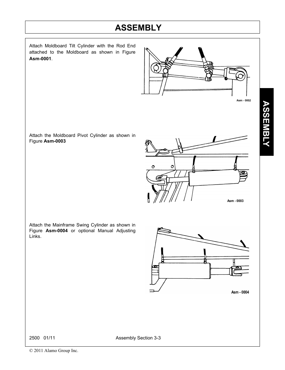 Assembly, Assembl y | Alamo 2500 User Manual | Page 27 / 60