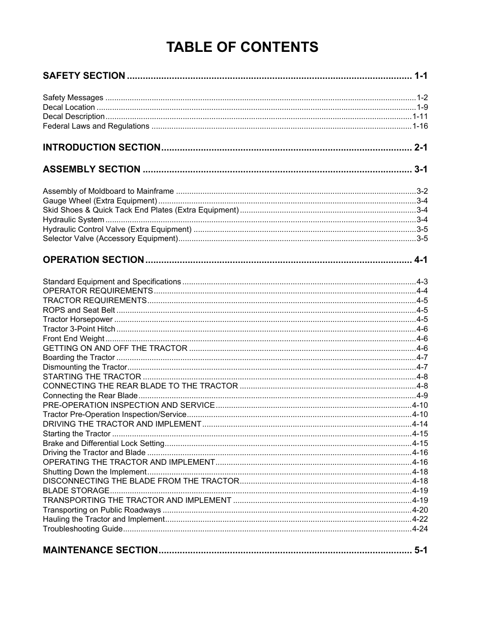 Alamo 2500 User Manual | Page 3 / 60