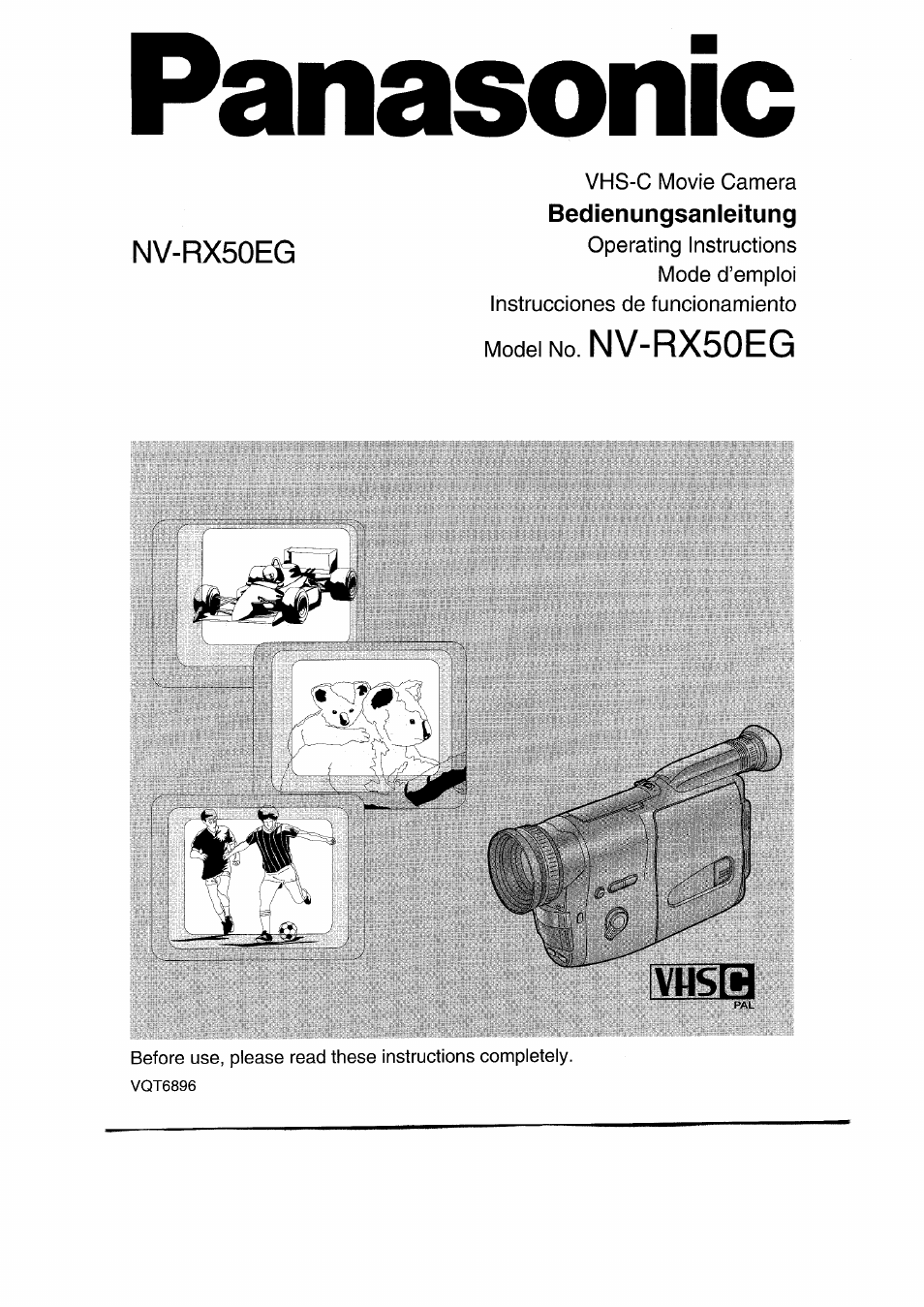 Panasonic NVRX50EG User Manual | 136 pages