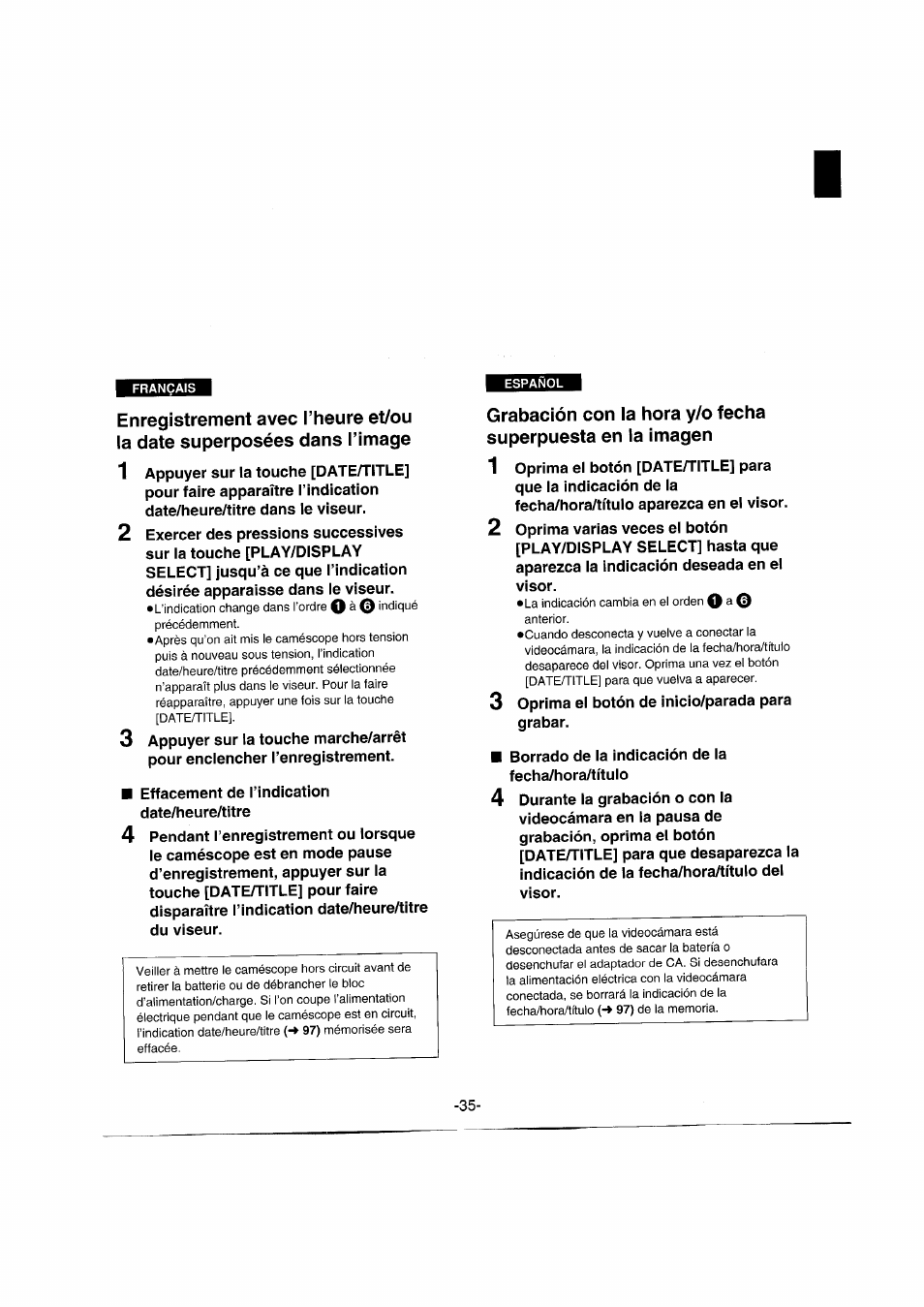 Panasonic NVRX50EG User Manual | Page 35 / 136