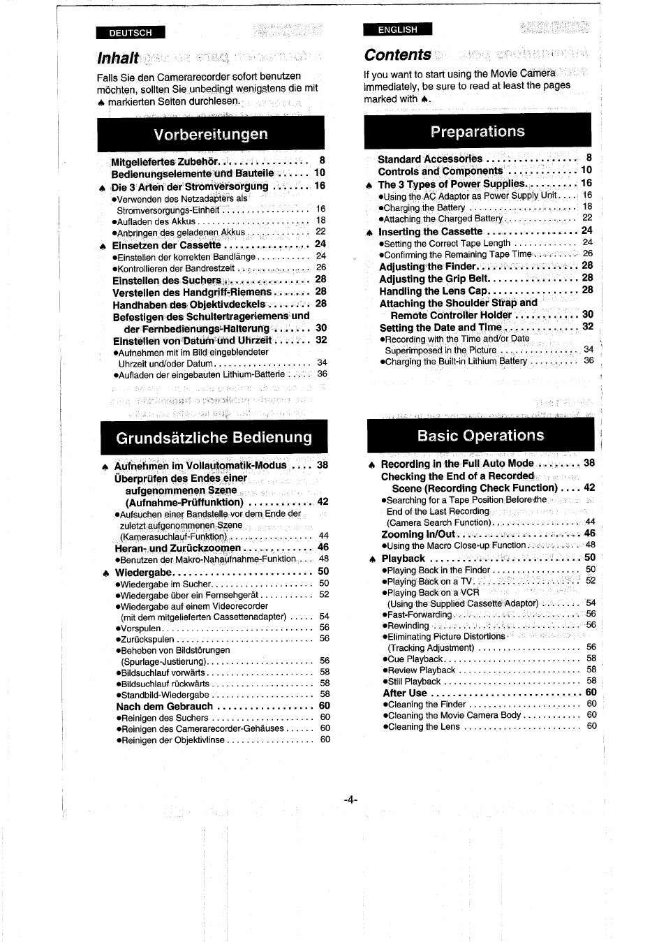 Panasonic NVRX50EG User Manual | Page 4 / 136