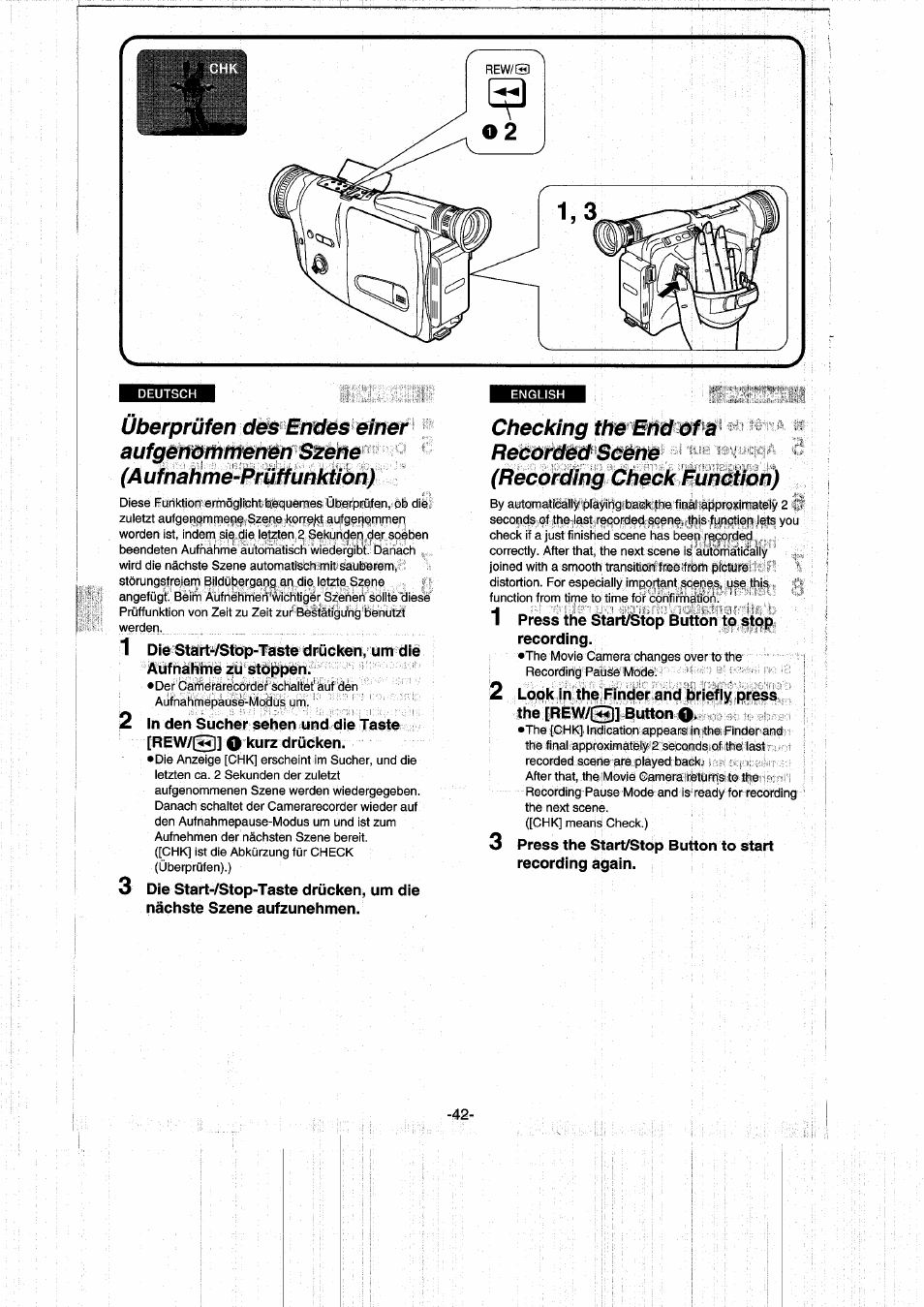 Panasonic NVRX50EG User Manual | Page 42 / 136